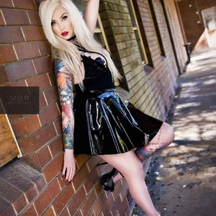 🔥 Hot photos, model's portfolio  #6337 Tattoo model Jade Zombie