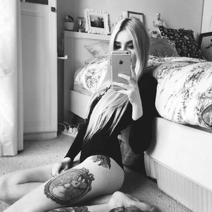 🔥 Hot photos, model's portfolio  #6268 Tattoo model Kimberry Behets