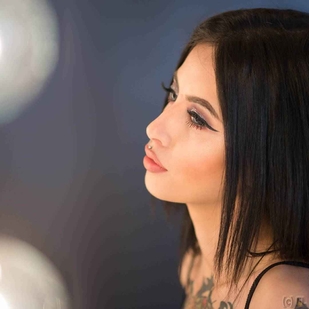 🔥 Hot photos, model's portfolio  #6515 Tattoo model Karla Blackburn