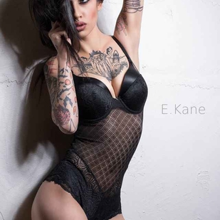 🔥 Hot photos, model's portfolio  #6553 Tattoo model Karla Blackburn