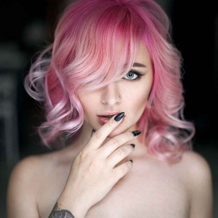 🔥 Hot photos, model's portfolio  #6802 Tattoo model Lyubov Rechitskaya