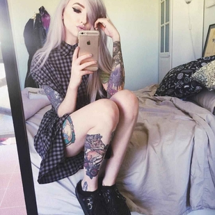 🔥 Hot photos, model's portfolio  #6282 Tattoo model Kimberry Behets