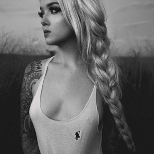 🔥 Hot photos, model's portfolio  #5897 Tattoo model Riley Alessandra