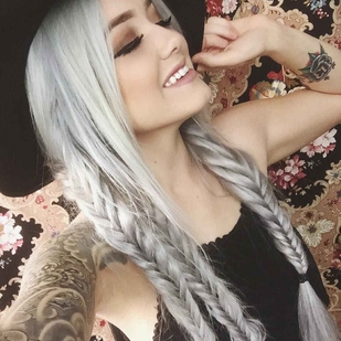 🔥 Hot photos, model's portfolio  #5891 Tattoo model Riley Alessandra