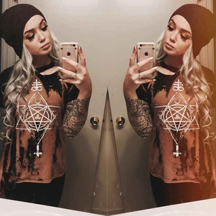 🔥 Hot photos, model's portfolio  #5919 Tattoo model Riley Alessandra