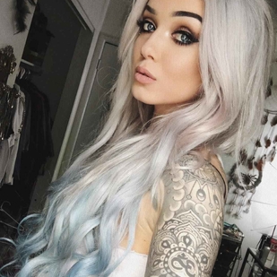 🔥 Hot photos, model's portfolio  #5907 Tattoo model Riley Alessandra