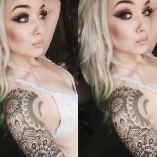 🔥 Hot photos, model's portfolio  #5844 Tattoo model Riley Alessandra