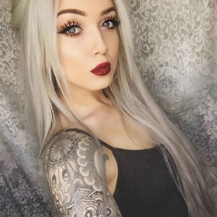 🔥 Hot photos, model's portfolio  #5866 Tattoo model Riley Alessandra