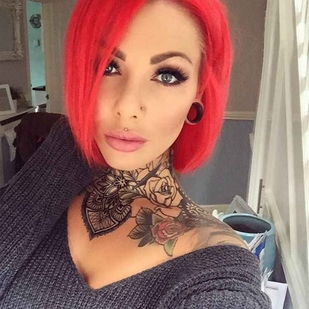 🔥 Hot photos, model's portfolio  #6036 Tattoo model Kimberley Ann