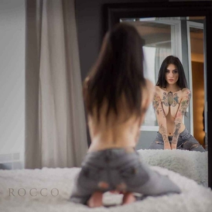 🔥 Hot photos, model's portfolio  #6471 Tattoo model Karla Blackburn