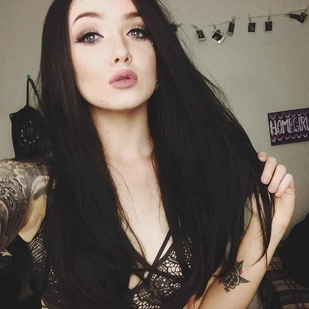 🔥 Hot photos, model's portfolio  #5895 Tattoo model Riley Alessandra