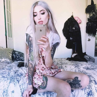 🔥 Hot photos, model's portfolio  #6299 Tattoo model Kimberry Behets