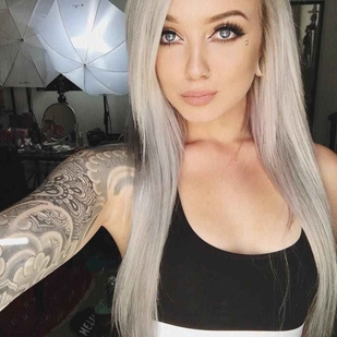 🔥 Hot photos, model's portfolio  #5915 Tattoo model Riley Alessandra