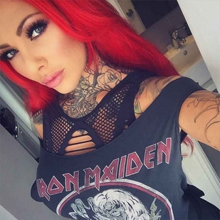 🔥 Hot photos, model's portfolio  #6040 Tattoo model Kimberley Ann