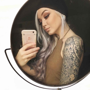 🔥 Hot photos, model's portfolio  #5929 Tattoo model Riley Alessandra