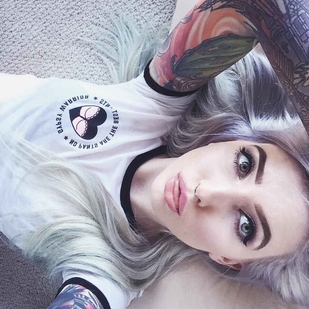 🔥 Hot photos, model's portfolio  #6250 Tattoo model Kimberry Behets