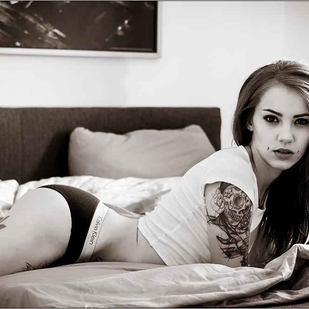 🔥 Hot photos, model's portfolio  #6092 Tattoo model Jackie Janzer