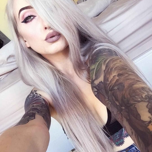 🔥 Hot photos, model's portfolio  #6254 Tattoo model Kimberry Behets