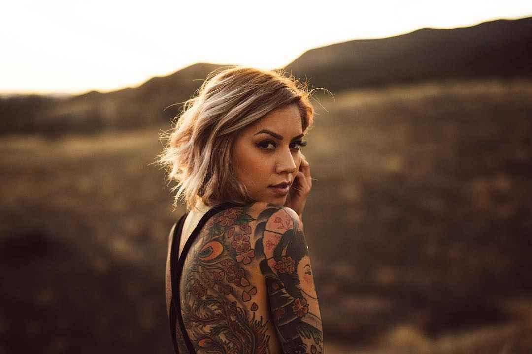 Tattooed model Rae Papa , alternative photo and tattoo model | USA