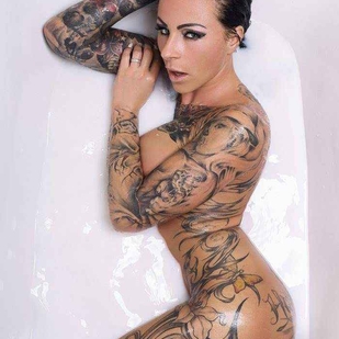 🔥 Hot photos, model's portfolio  #15494 Tattoo model Sharon Phoenix