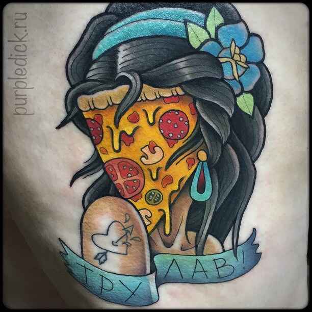 Tattoo artist Dmitriy PurpleDick Yakovlev color authors new school tattoo | Moscow, Russia
