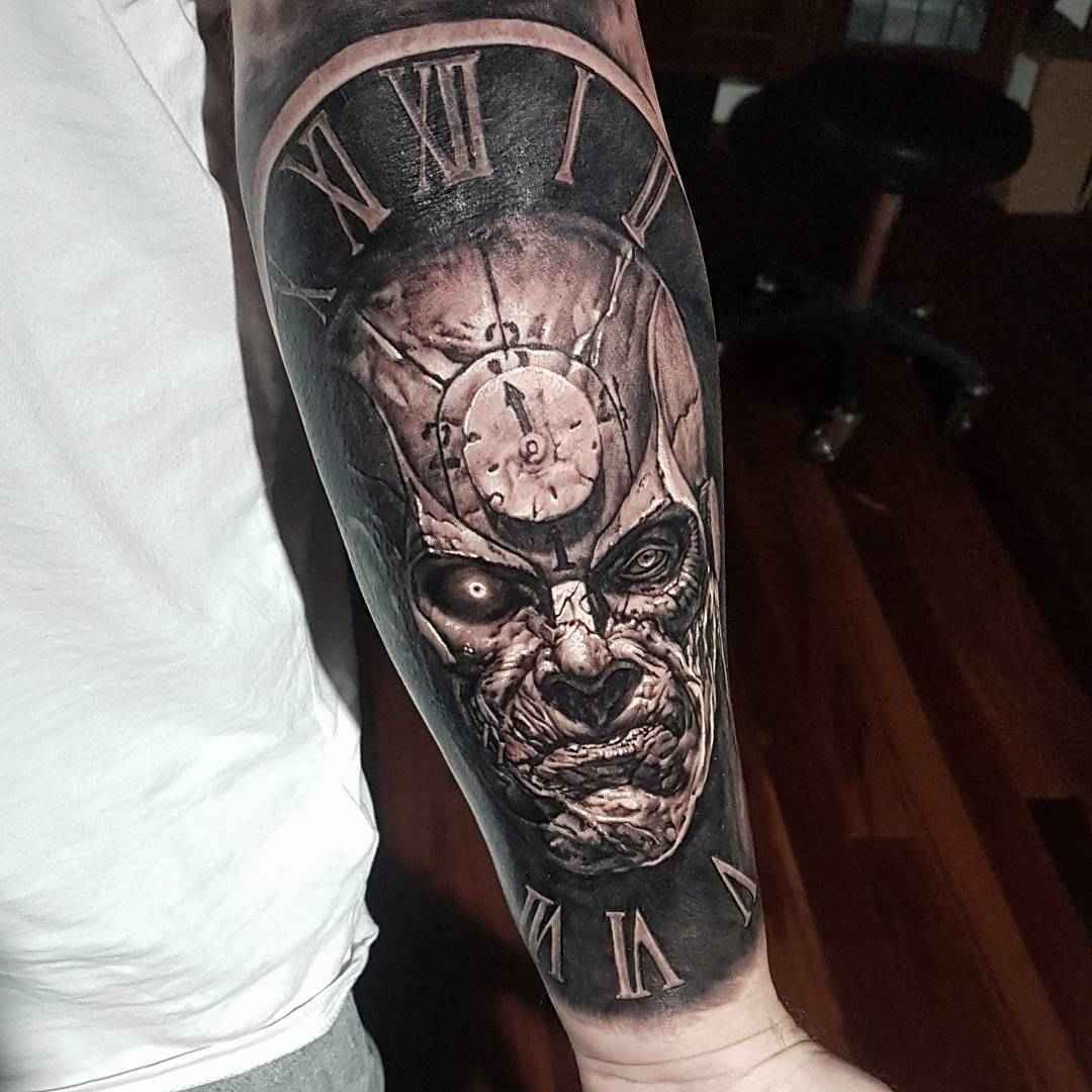 Tattoo艺术家Hokowhitu Sciascia黑色与灰色作者风格恐怖纹身 | 澳大利亚墨尔本