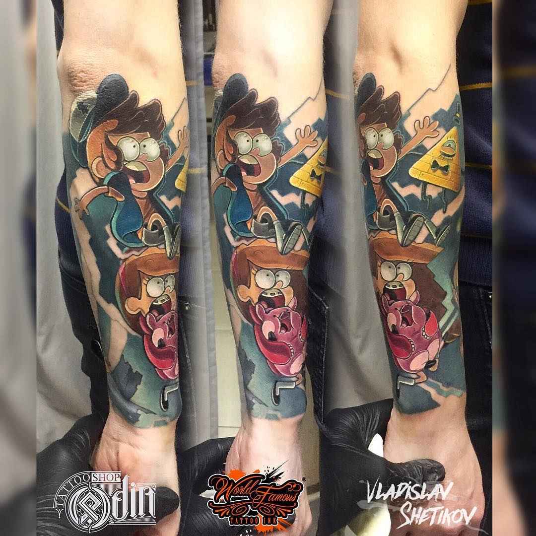 纹身艺术家Vladislav Shetikov，色彩写实纹身，新学派 | 俄罗斯