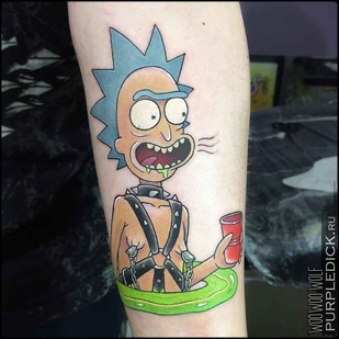 tattoo #16337 | Tattoo Artist Dmitriy PurpleDick Yakovlev