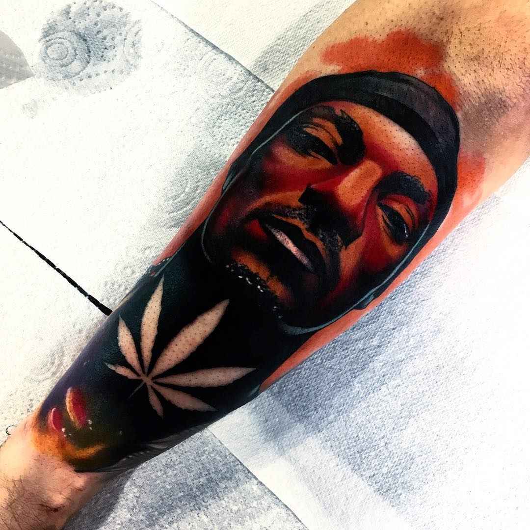 Tattoo artist Andrew Little Andy Marsh authors abstract color surrealistic tattoo | UK