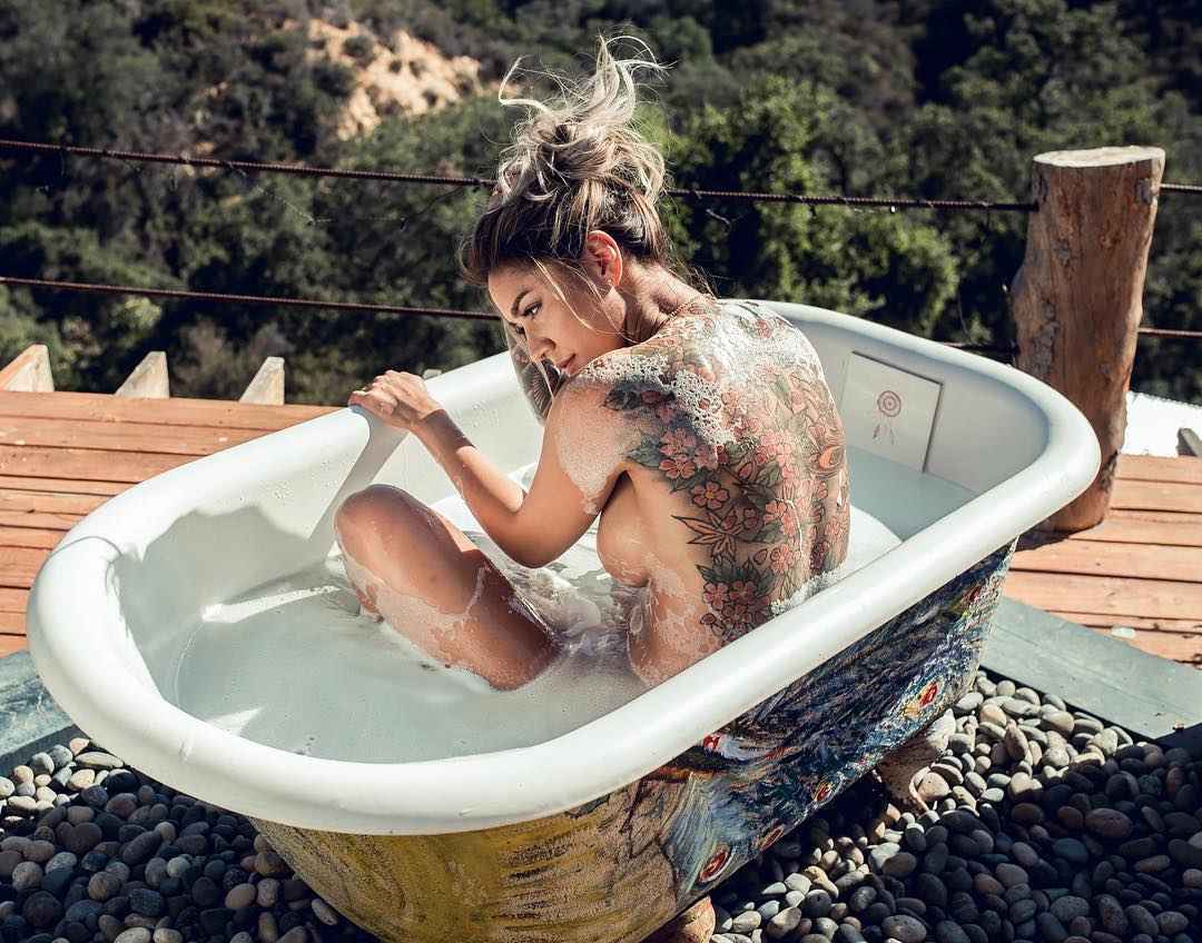 Tattooed model Rae Papa , alternative photo and tattoo model | USA