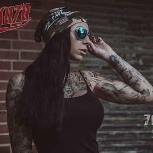 🔥 Hot photos, model's portfolio  #15506 Tattoo model Sharon Phoenix