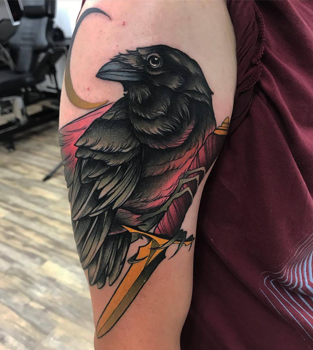 Tattoo artist Jason Sketchy Lawyer, authors style color neo traditional tattoo | Atlanta, GA, USA