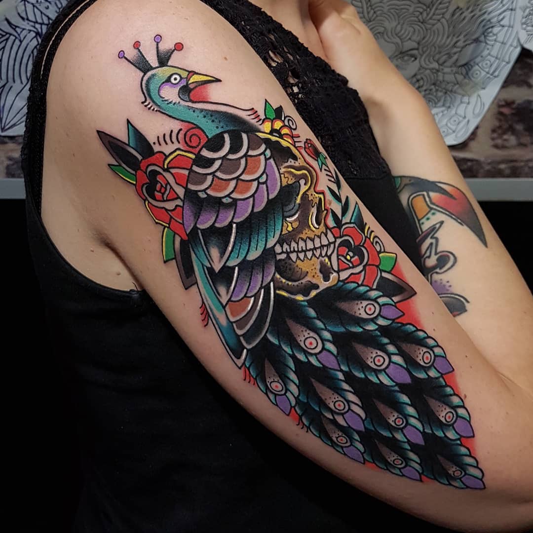 tiny peacock tattooTikTok Search