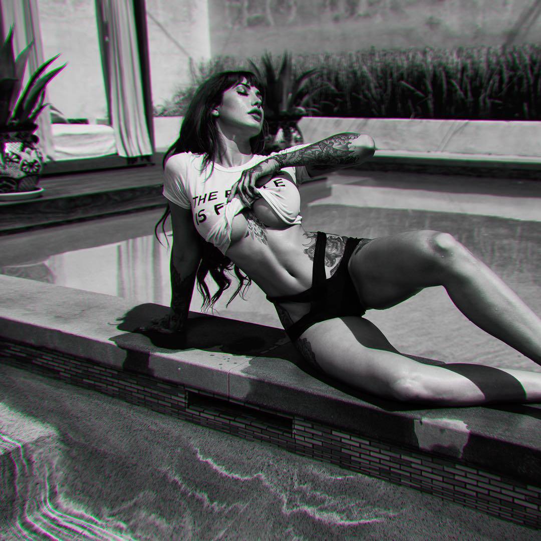 纹身模特Misty，另类摄影模特，纹身女孩 | 美国