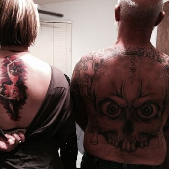 Tattoo model Johnny Bjorndahl 