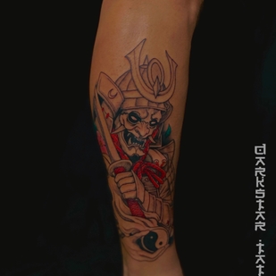 Male  Japanese tattoo on Leg #62812 | Tattoo Artist Dmitry Gerasimchuk
