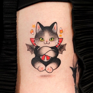 Female Color Illustrative tattoo on Forearm #63389 | Tattoo Artist Yoon