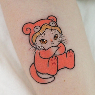 Female Color Illustrative tattoo on Forearm #63396 | Tattoo Artist Yoon