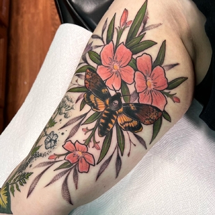Female Color Neo-traditional tattoo on Forearm #63705 | Tattoo Artist Sara Bell