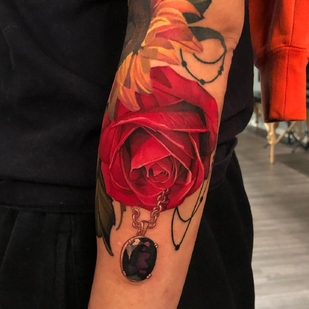 Female Color Realism tattoo on Forearm #63755 | Tattoo Artist Allisin Riot