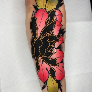 Female Color Neo-traditional tattoo on Forearm #63833 | Tattoo Artist Matthew Wright