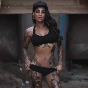 🔥 Hot photos, model's portfolio  #7424 Tattoo model Shawna Grenshaw