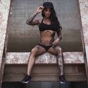 🔥 Hot photos, model's portfolio  #7402 Tattoo model Shawna Grenshaw