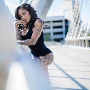 🔥 Hot photos, model's portfolio  #7441 Tattoo model Shawna Grenshaw