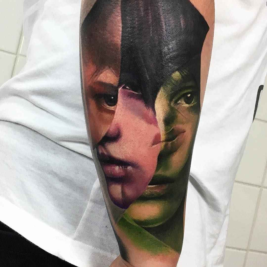 Tattoo artist Goran Micic color realistic tattoo | Macedonia