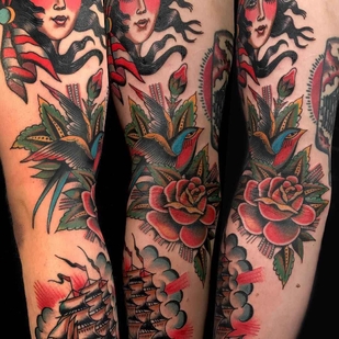 tattoo #16499 | Tattoo Artist Dmitriy Rechnoy