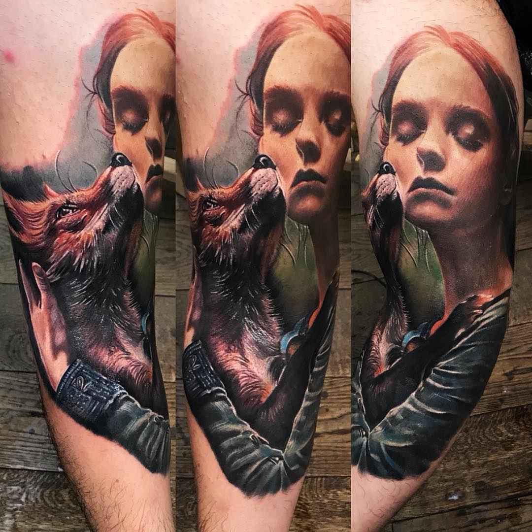 Tattoo artist Goran Micic color realistic tattoo | Macedonia