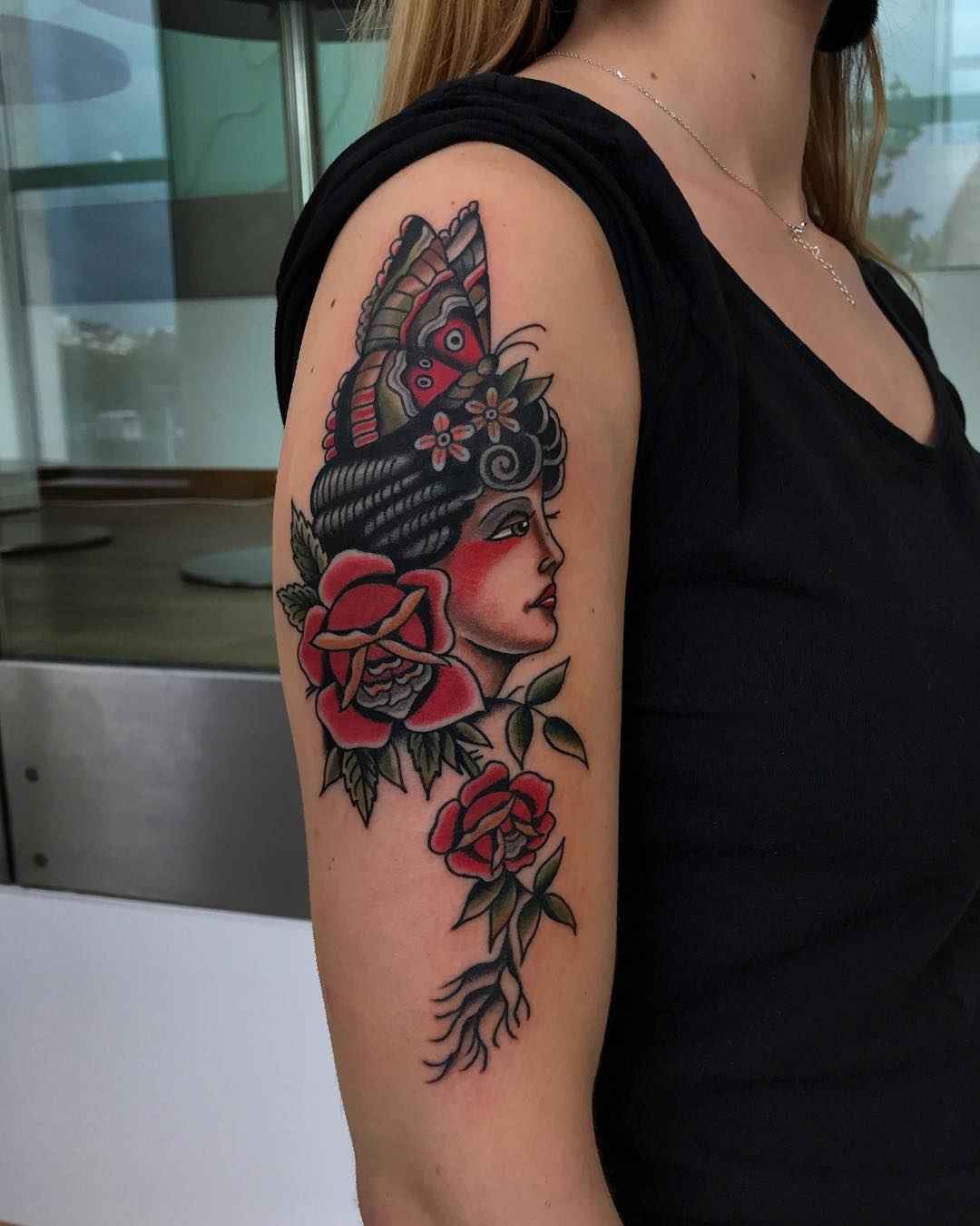 Tattoo艺术家Dmitriy Rechnoy，色彩传统和复古风格的纹身，个性化设计 | 莫斯科，俄罗斯