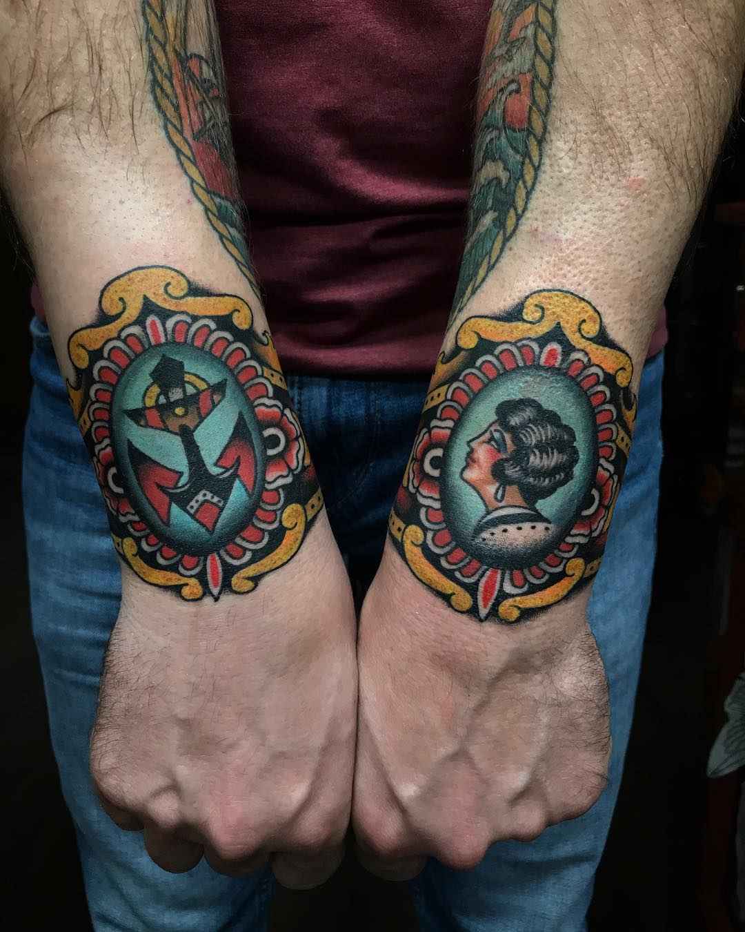 Tattoo艺术家Dmitriy Rechnoy，色彩传统和复古风格的纹身，个性化设计 | 莫斯科，俄罗斯