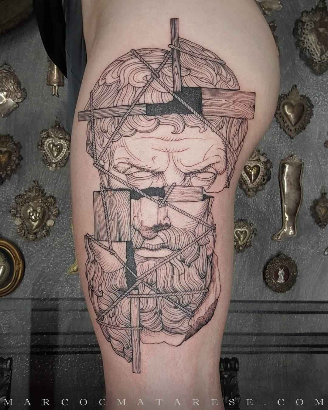First session of my philosophy themed sleeve! Plato and Aristotle walking  the halls of the School of Athen… | School of athens, School of philosophy,  Prison tattoos